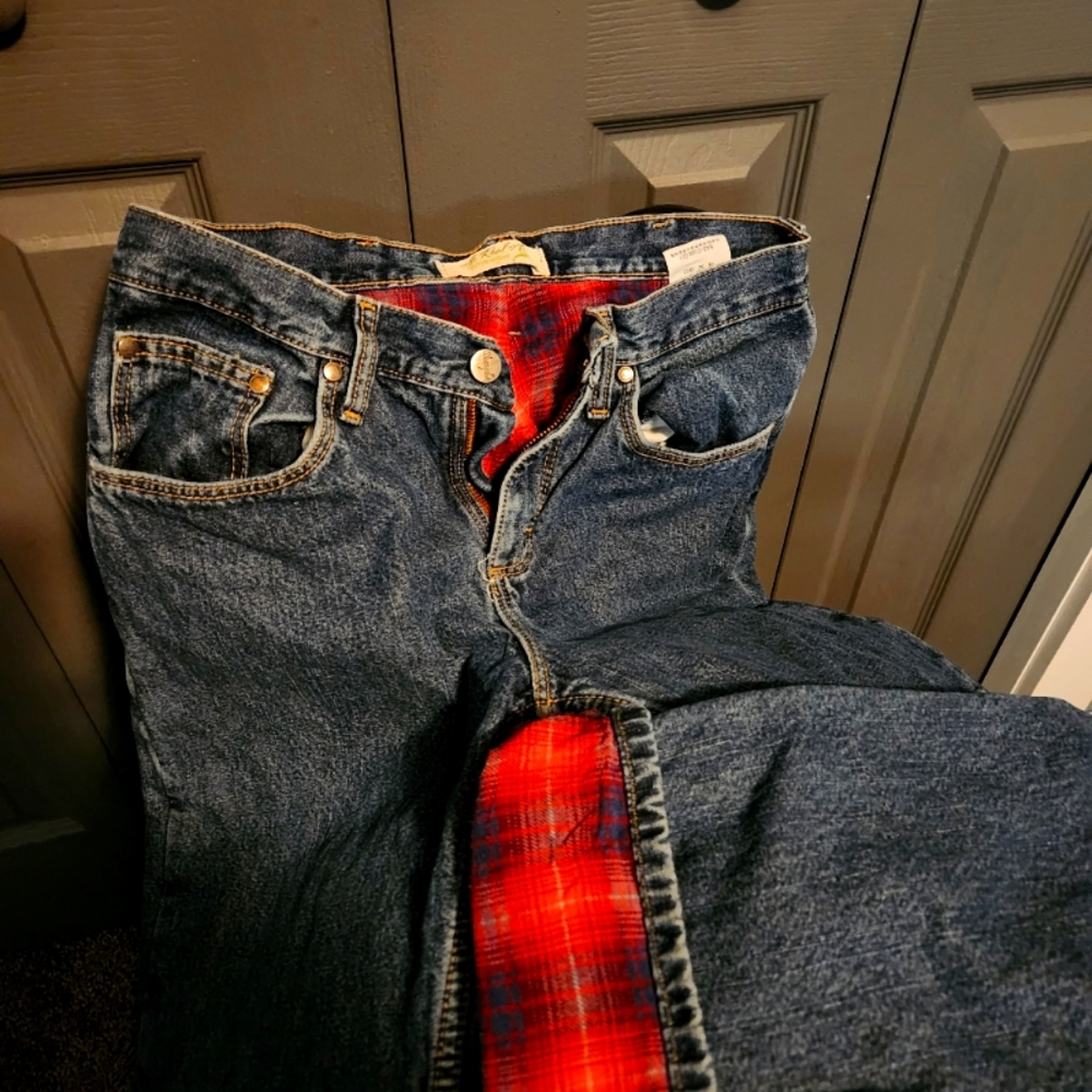 Womens Wrangler 4x30 lined jeans